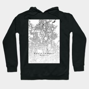 Kuala Lumpur Malaysia City Map Hoodie